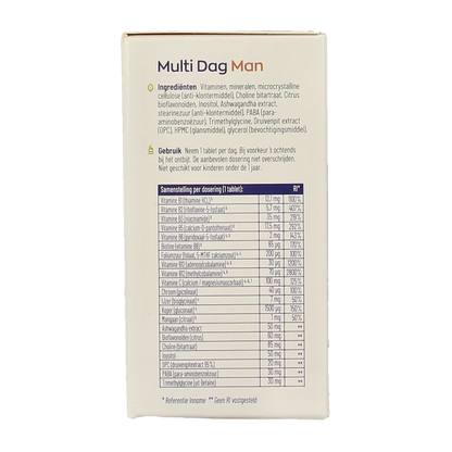 Vitakruid Multi Dag & Nacht Man 100% Vegan 2 x 30 60 Tabletten
