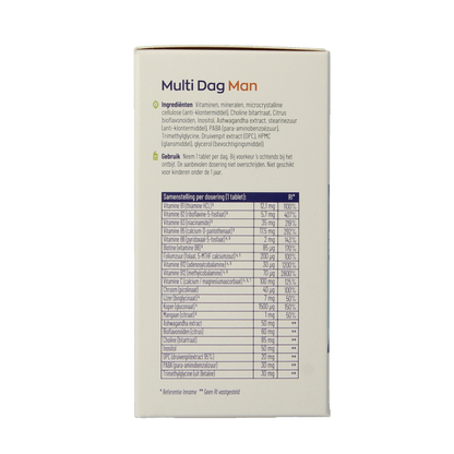 Vitakruid Multi Dag & Nacht Man 100% Vegan 2 x 90 180 Tabletten