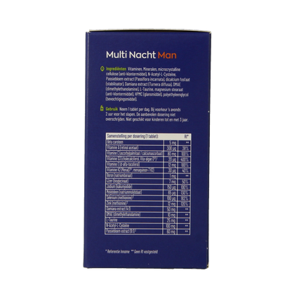 Vitakruid Multi Dag & Nacht Man 100% Vegan 2 x 90 180 Tabletten