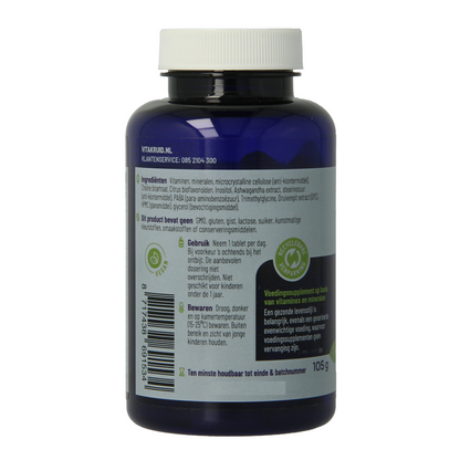 Vitakruid Multi Dag Man 100% Vegan 90 Tabletten