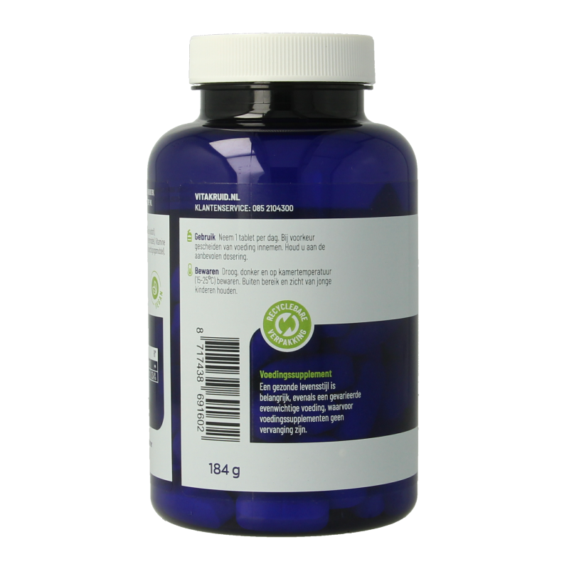 Vitakruid L-Lysine 1000mg met vitamine C 90 Tabletten