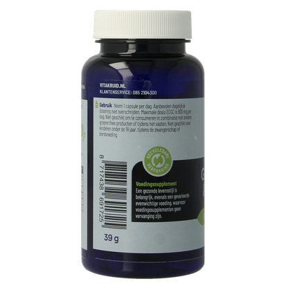 Vitakruid Groene Thee & Bioperine >50% EGCG >80% catechines 60 Vegetarische capsules
