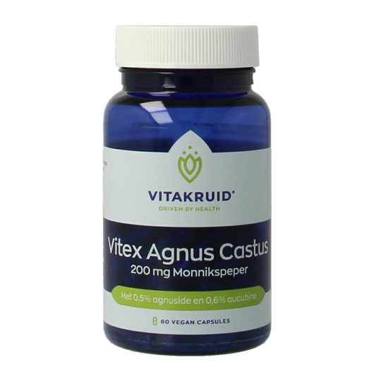 Vitakruid Vitex agnus castus 200mg monnikspeper 60.00 Vegetarische capsules