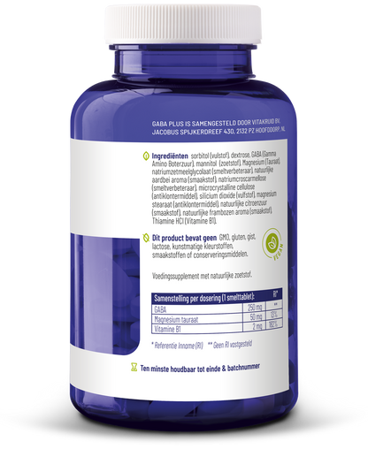 Vitakruid GABA Plus 180 Smelttabletten
