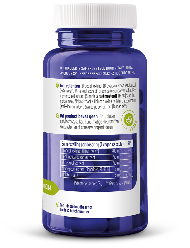 Vitakruid DIM Builder 60 Vegetarische capsules