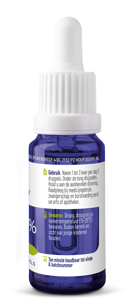 Vitakruid CBD Olie 10% full spectrum met MCT als drager 10 Milliliter