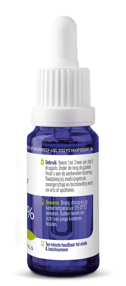 Vitakruid CBD Olie 10% full spectrum met MCT als drager 10 Milliliter