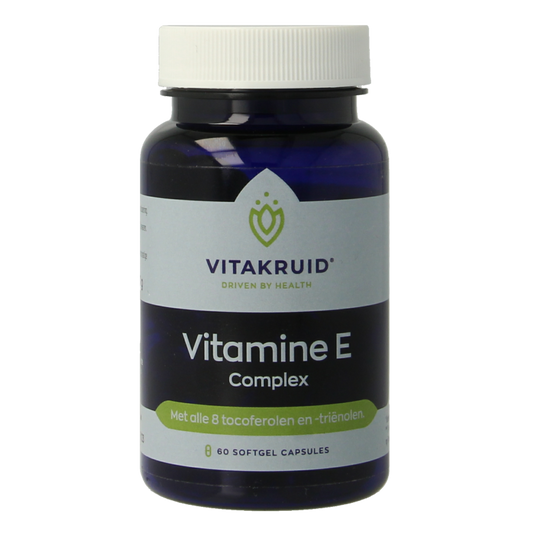 Vitakruid Vitamine E Complex 8 tocoferolen en -trienolen 60 Softgels