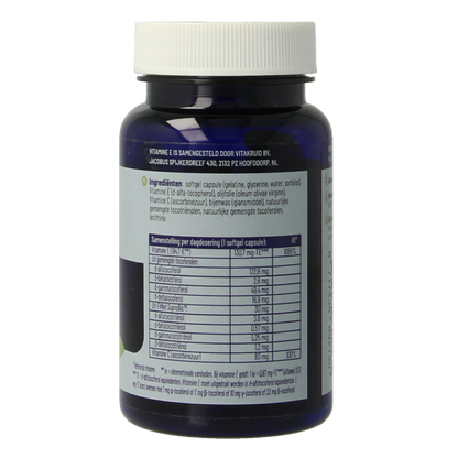 Vitakruid Vitamine E Complex 8 tocoferolen en -trienolen 60 Softgels