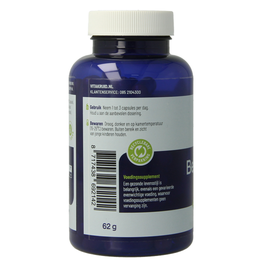 Vitakruid Berberine 500 Rebersa 97-102% berberine zouten 90 Vegetarische capsules
