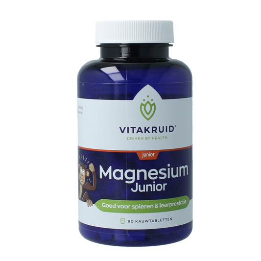 Vitakruid Magnesium junior 90 Kauwtabletten