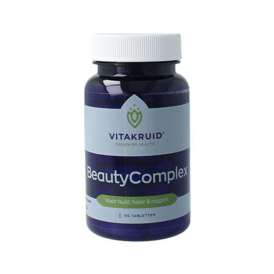 Vitakruid BeautyComplex met Keratine Hyaluronzuur & biotine 60 Tabletten