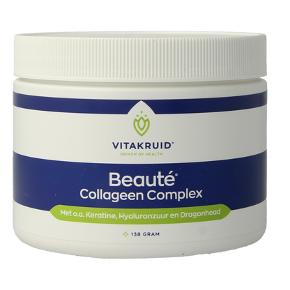 Vitakruid Beaute Collageen complex Keratine Hyaluronzuur 138 Gram