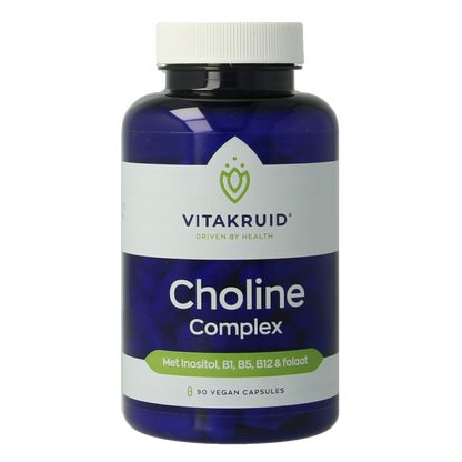Vitakruid Choline Complex met Inositol, B1, B5, B12 & Folaat 90 Vegetarische capsules