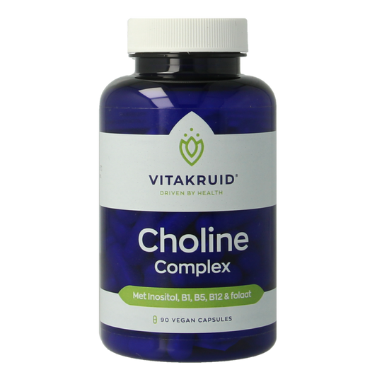 Vitakruid Choline Complex met Inositol, B1, B5, B12 & Folaat 90 Vegetarische capsules