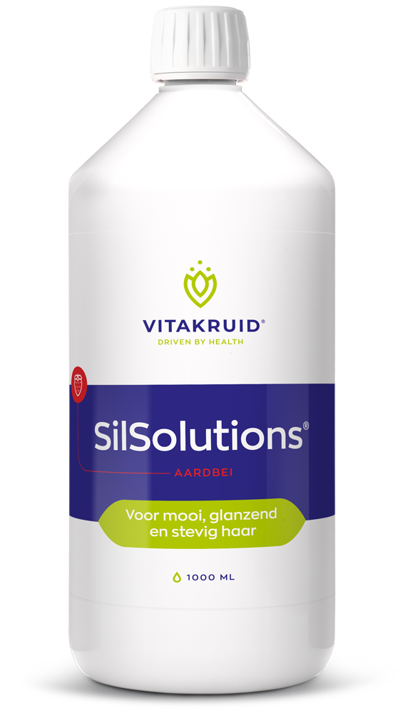 Vitakruid SilSolutions aardbei 1000 1000 Milliliter