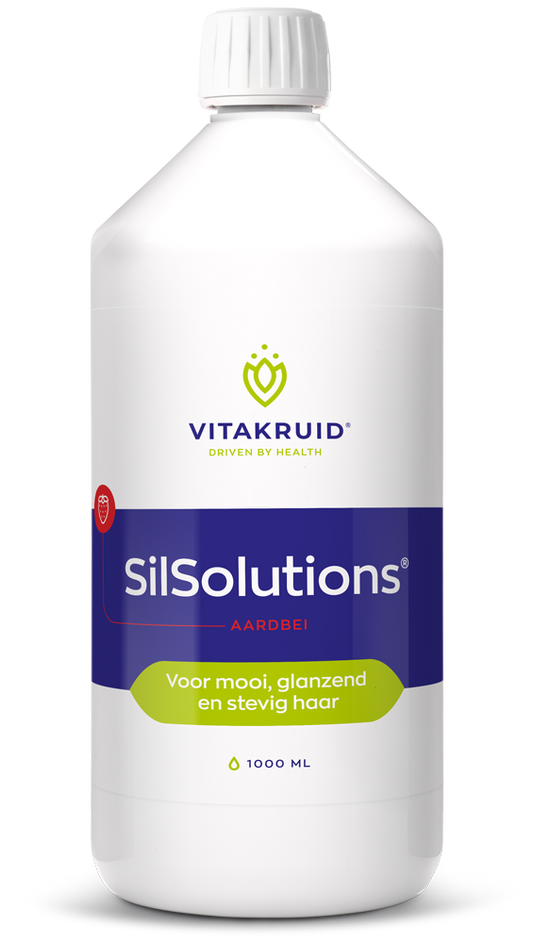 Vitakruid SilSolutions aardbei 1000 1000 Milliliter