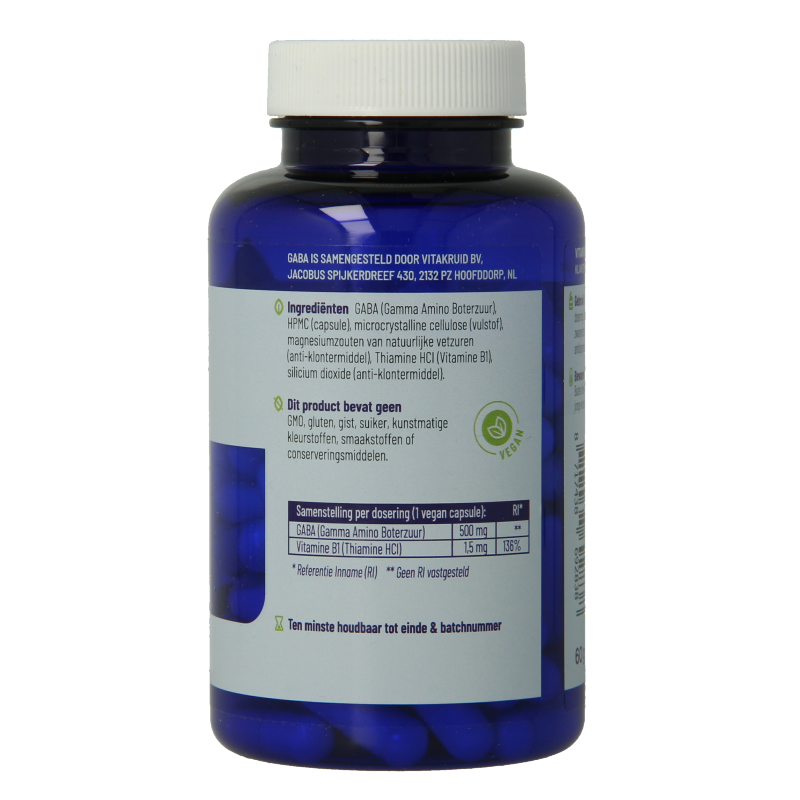 Vitakruid GABA 90 Vegetarische capsules
