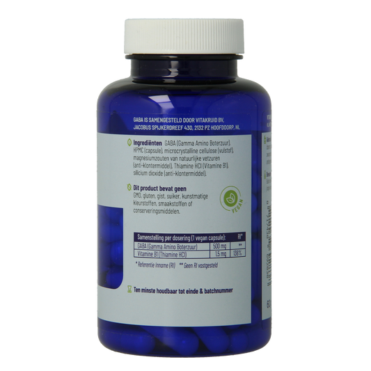 Vitakruid GABA 90.00 Vegetarische capsules