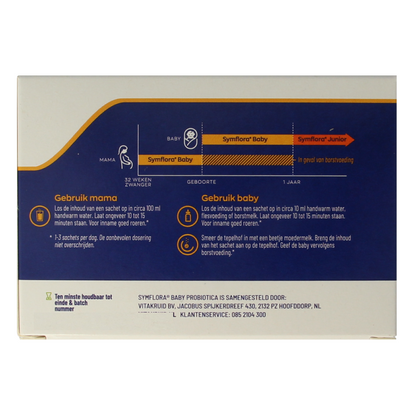 Vitakruid Symflora Baby Probiotica voor moeder & baby 60 Sachets