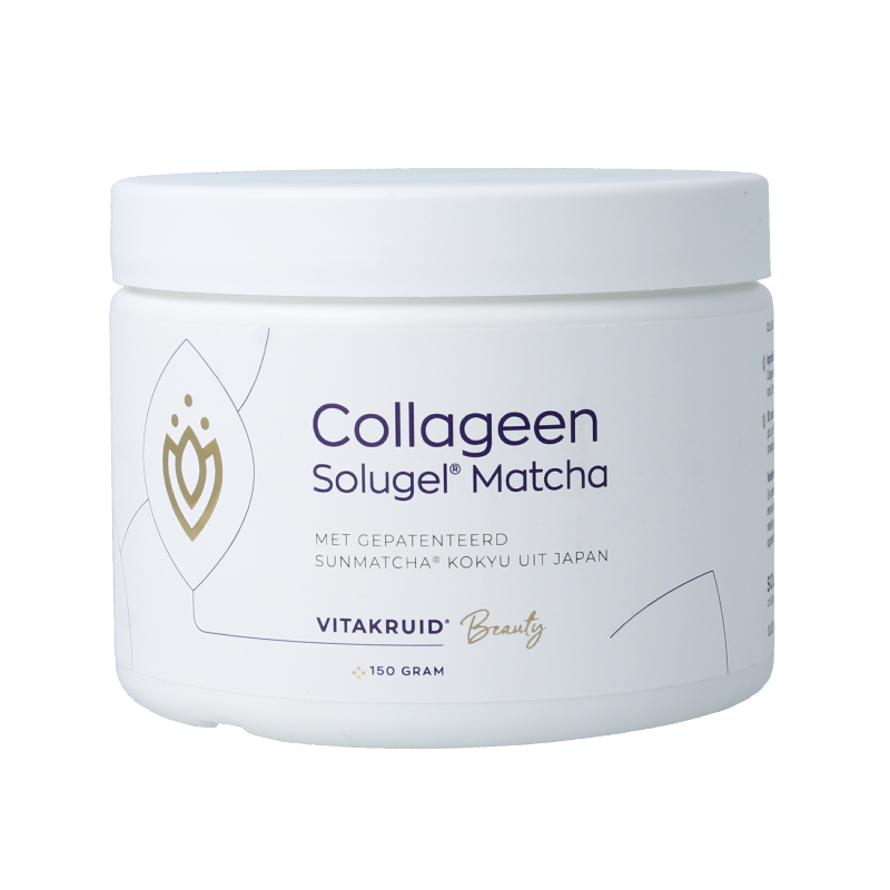 Vitakruid Matcha collageen sunmatcha & solgel 150 Gram