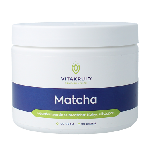 Vitakruid Matcha premium sunmatcha kokyu uit Japan 90 Gram