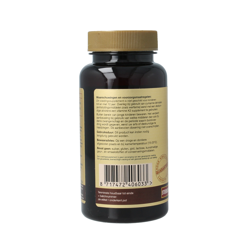 Artelle Vitamine D3 25mcg + K2 37,5 mcg MK-7 100 Softgels