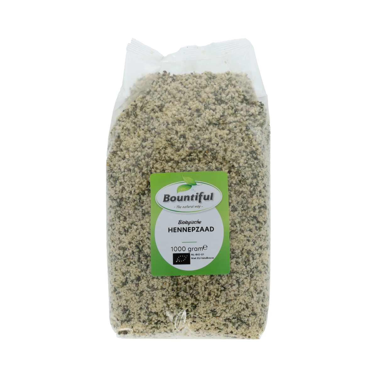 Bountiful Biologische Hennepzaad gepeld bio 1000.00 Gram