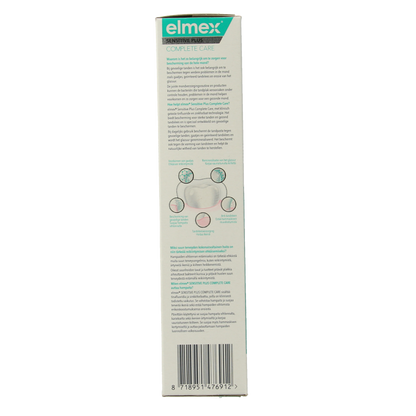 Elmex Tandpasta sensitive plus complete care 75 Milliliter