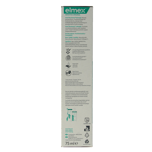Elmex Tandpasta sensitive original 75 Milliliter