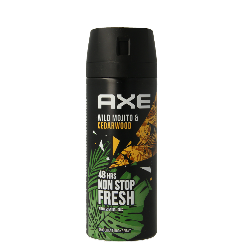 AXE Deodorant bodyspray wild mojito & cedarwood 150 Milliliter