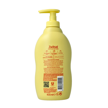 Zwitsal Bad/wasgel lavendel 400 Milliliter