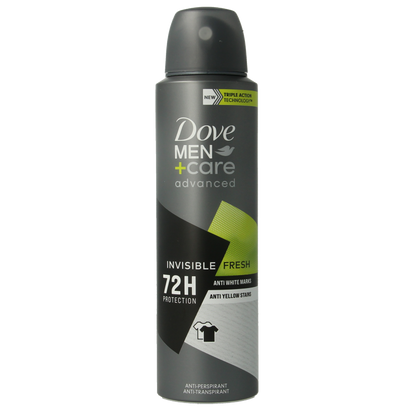 Dove Deodorant spray men+ care invisible fresh 150 Milliliter