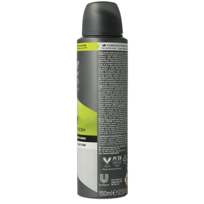 Dove Deodorant spray men+ care invisible fresh 150 Milliliter