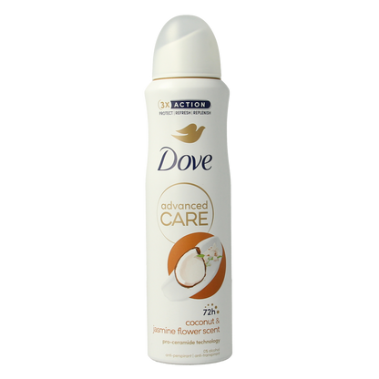 Dove Deodorant spray advanced coconut & jasmine 150.00 Milliliter