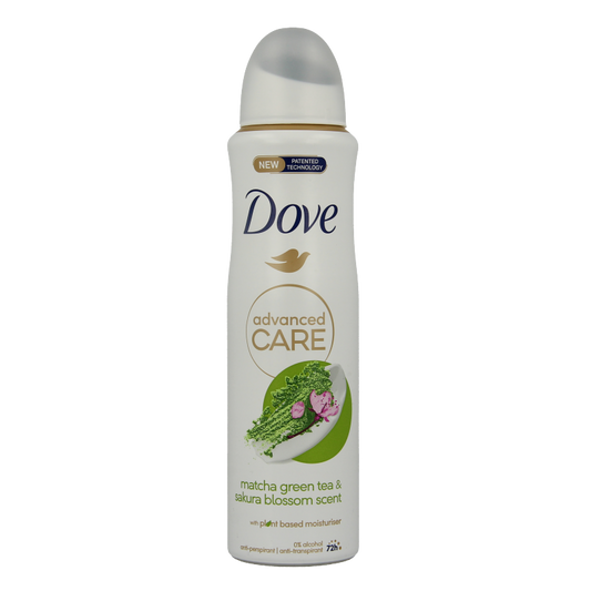 Dove Deodorant spray matcha & sakura 150 Milliliter