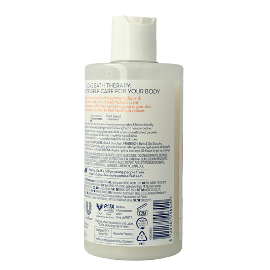 Dove Bad & douchegel glow 400 Milliliter