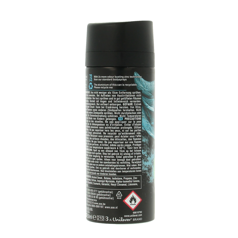 AXE Deodorant bodyspray kenobi aqua bergamot 150 Milliliter