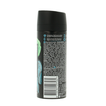 AXE Deodorant bodyspray kenobi aqua bergamot 150 Milliliter