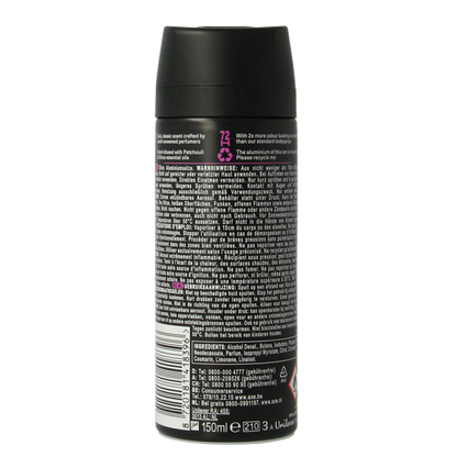 AXE Deodorant bodyspray purple patchouli 150 Milliliter