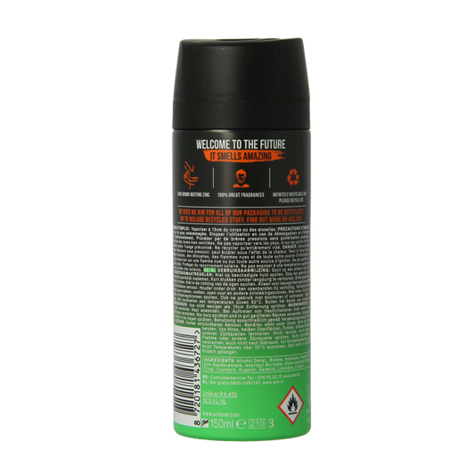 AXE Deodorant bodyspray jungle fresh 150 Milliliter