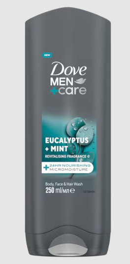 Dove Shower men + care  eucalyptus & mint 250 Milliliter