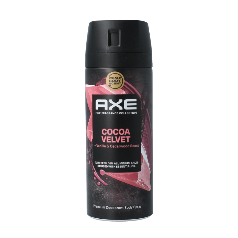 AXE Deodorant bodyspray cocoa velvet 150 Milliliter