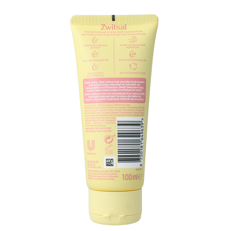 Zwitsal Zachte creme 100 Milliliter