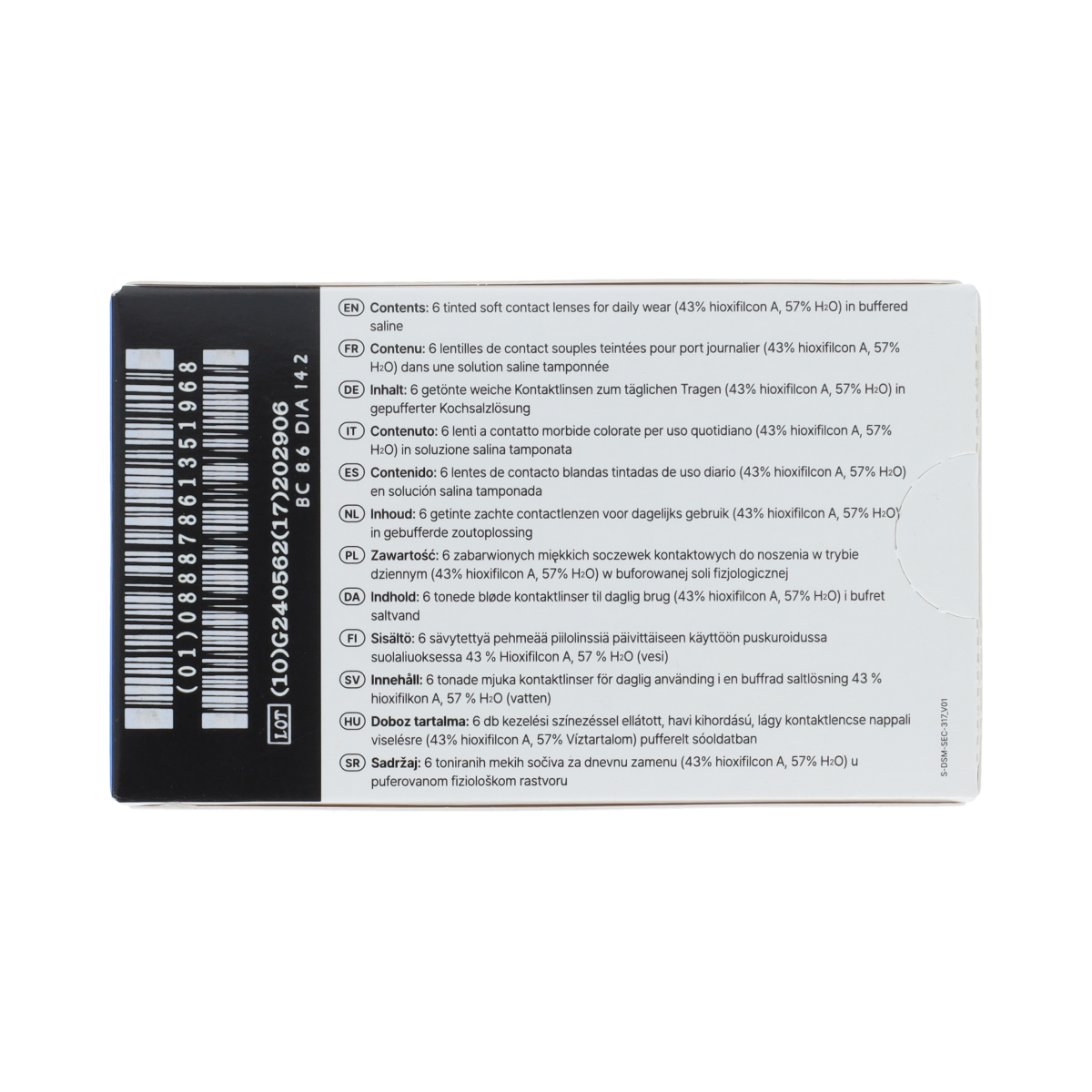 Eyefresh Eye Fresh maandlenzen 6-pack -1.00 6.00 Stuks