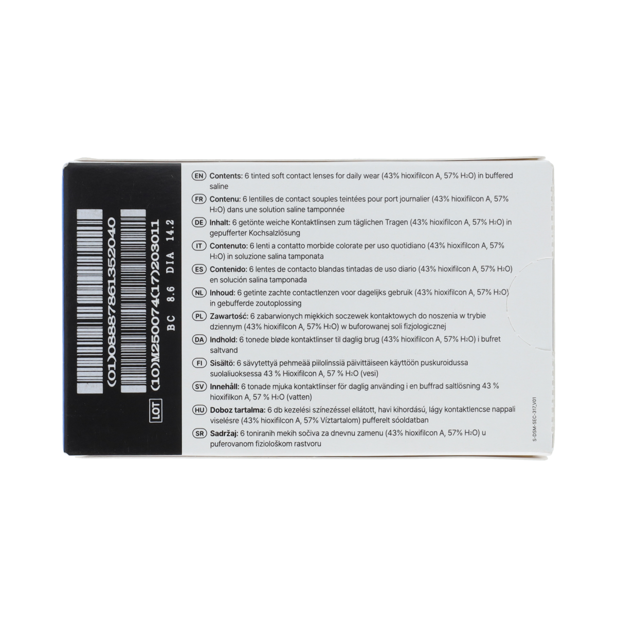 Eyefresh Eye Fresh maandlenzen 6-pack -3.00 6.00 Stuks