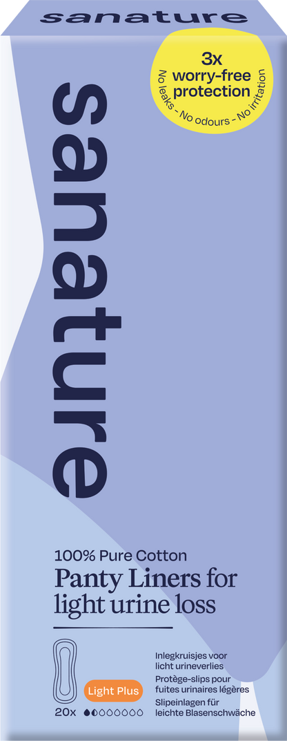 Sanature Sanature 100% Katoen Inco inlegkruisjes Light Plus 20.00 Stuks