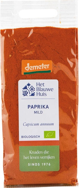 Het Blauwe Huis Paprikapoeder mild bio 30.00 Gram